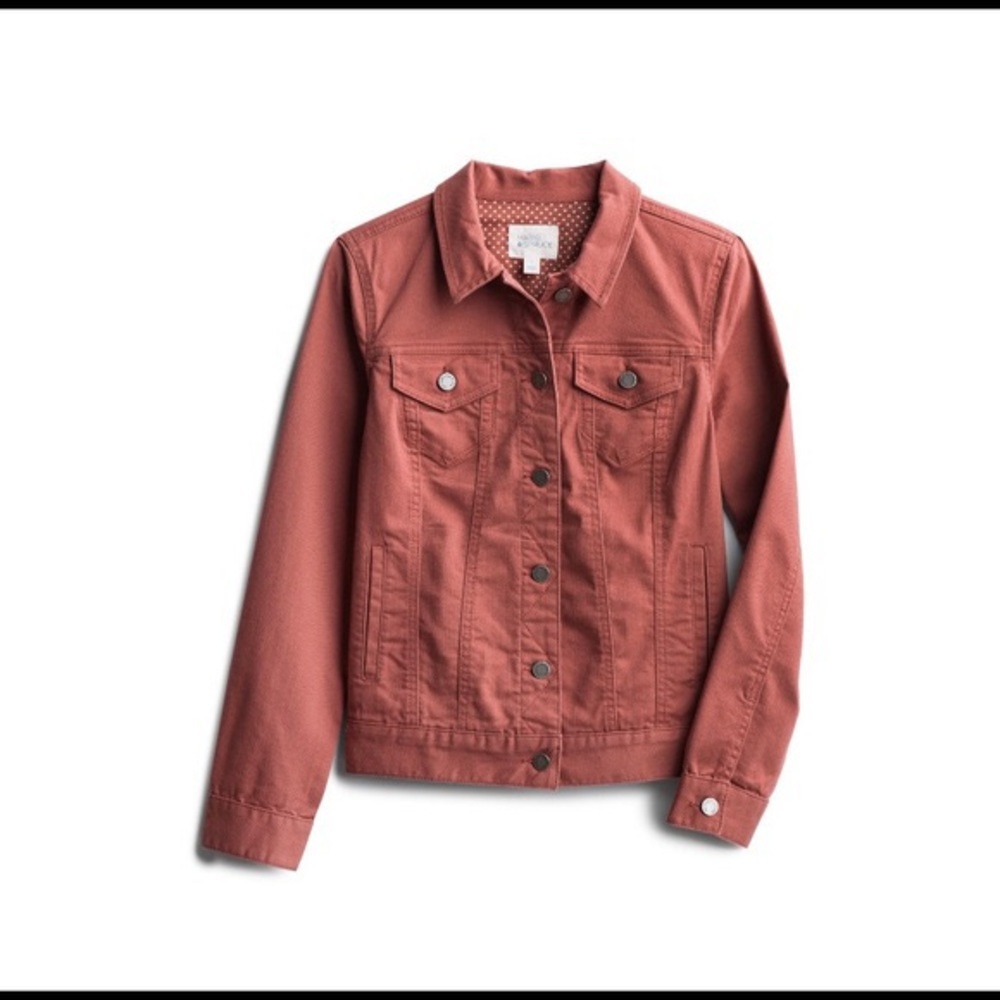 Market & Spruce Camila BF Stretch Denim Jacket